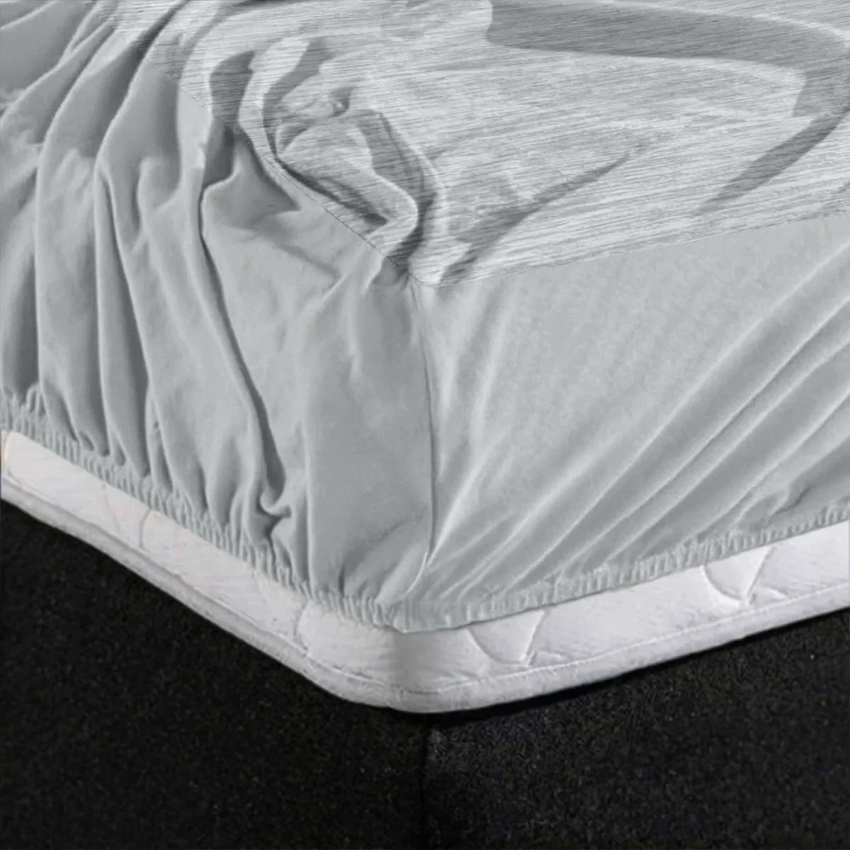 Zelesta Special Cooling Blend Hoeslaken - Warm Linnen Grijs - Image 4