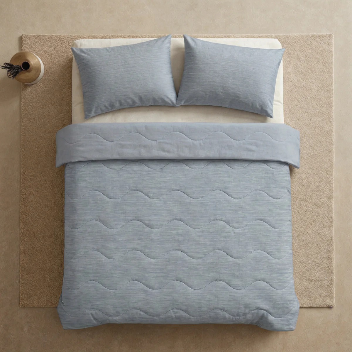 Zelesta Special Cooling Blend Zomerdekbed - Warm Grijs Linnen - Image 4