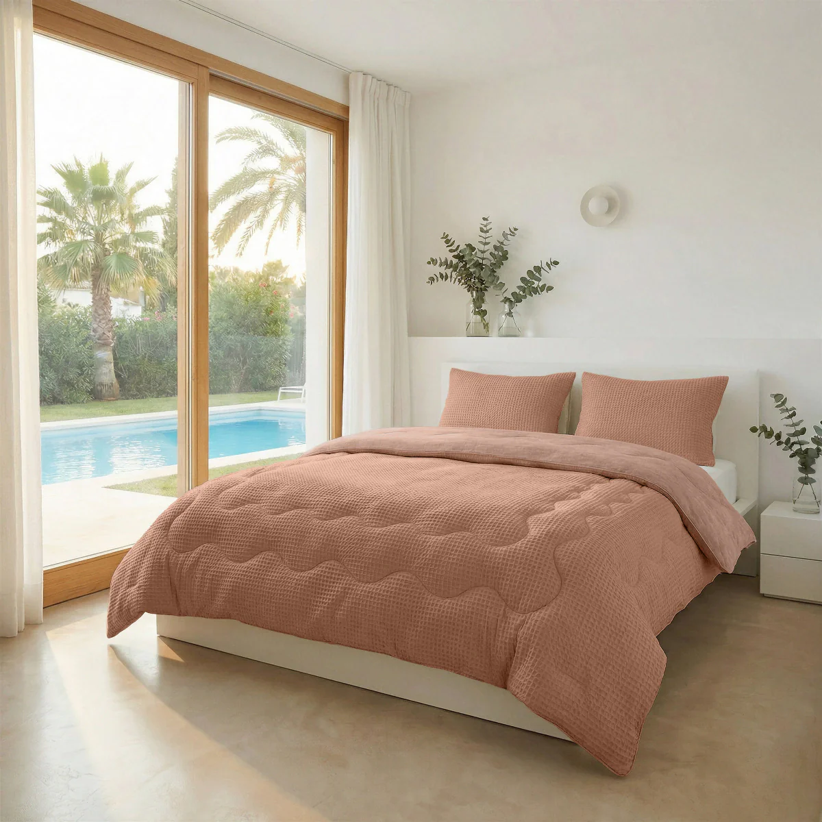 Zelesta Special Cooling Serene Zomerdekbed - Terracottaroze - Image 2