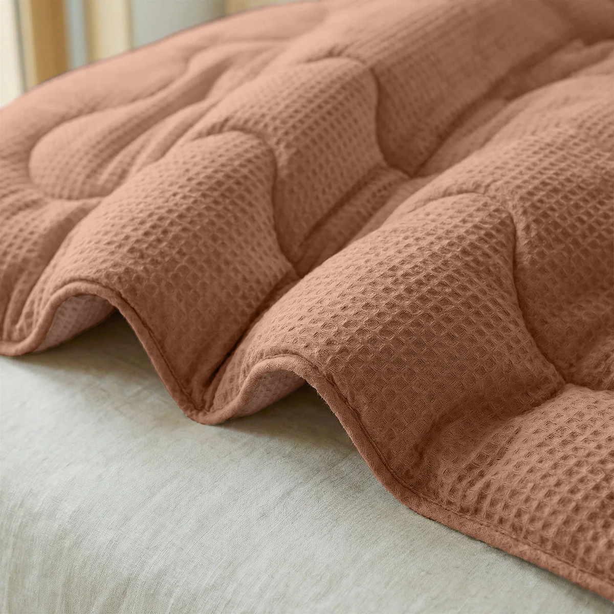 Zelesta Special Cooling Serene Zomerdekbed - Terracottaroze - Image 6