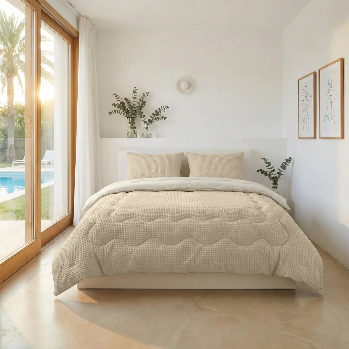 Zelesta Special Cooling Serene Zomerdekbed - Zand - Image 3