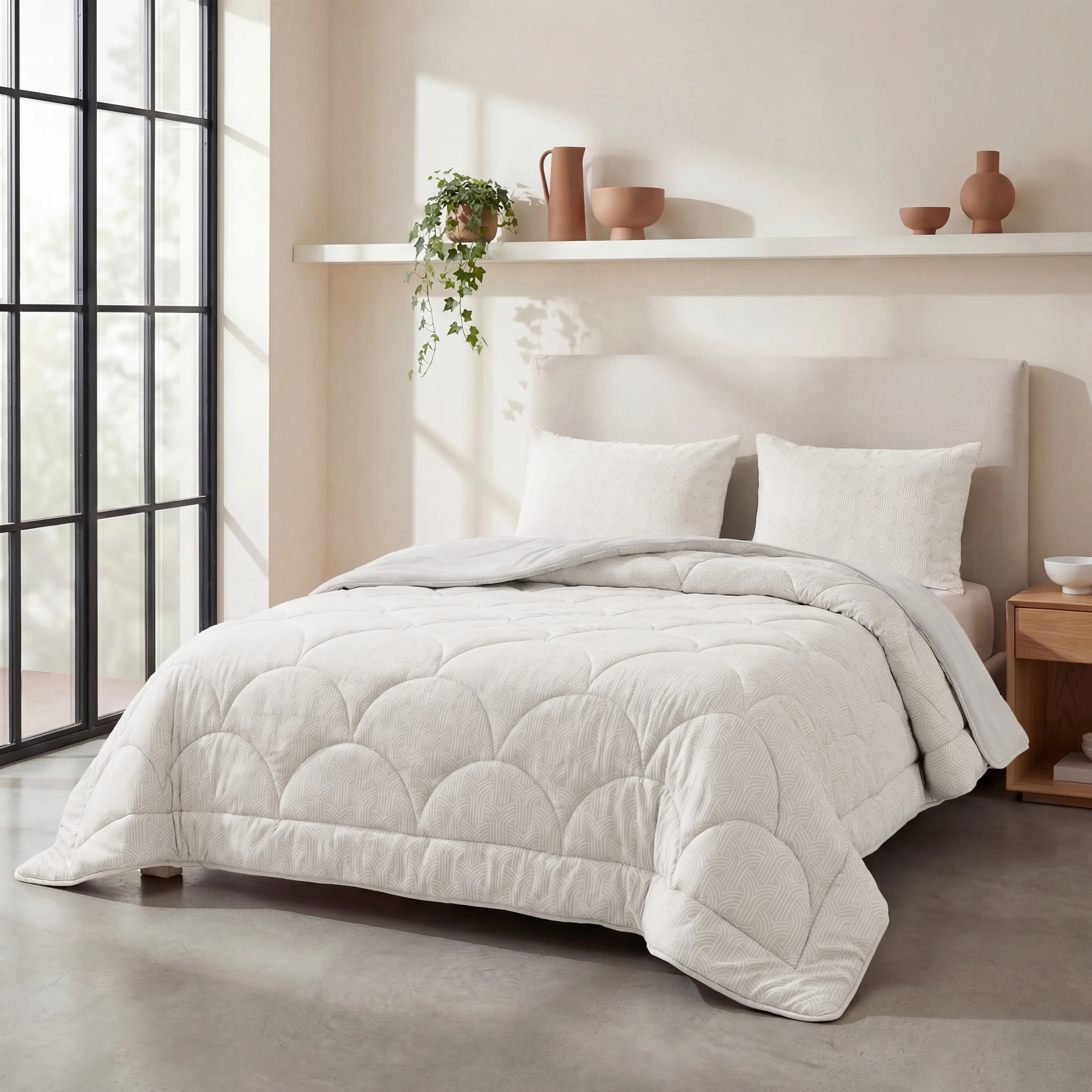 Zelesta Special Flanel Dekbed - Creme - Image 2