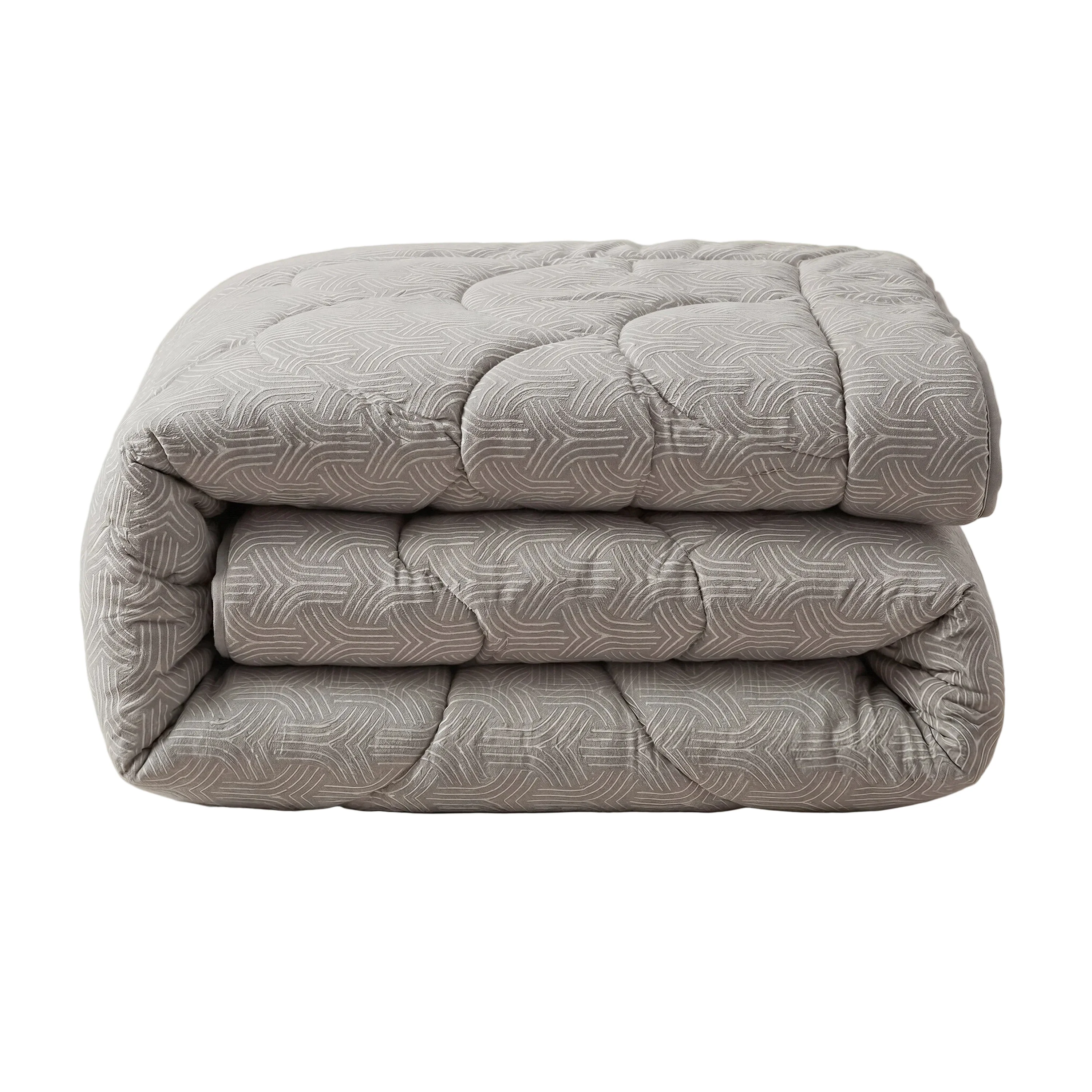 Zelesta Special Flanel Dekbed - Taupe & Grijs