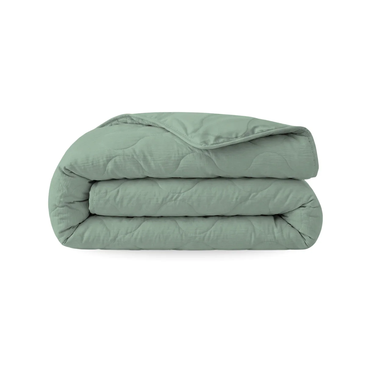 Zelesta Special Mousseline Zomerdekbed - Eucalyptusgroen