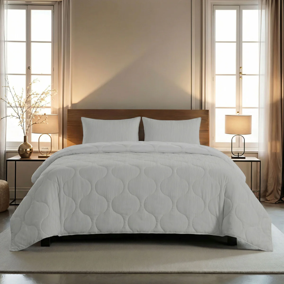 Zelesta Special Mousseline Zomerdekbed - Lichtgrijs - Image 2