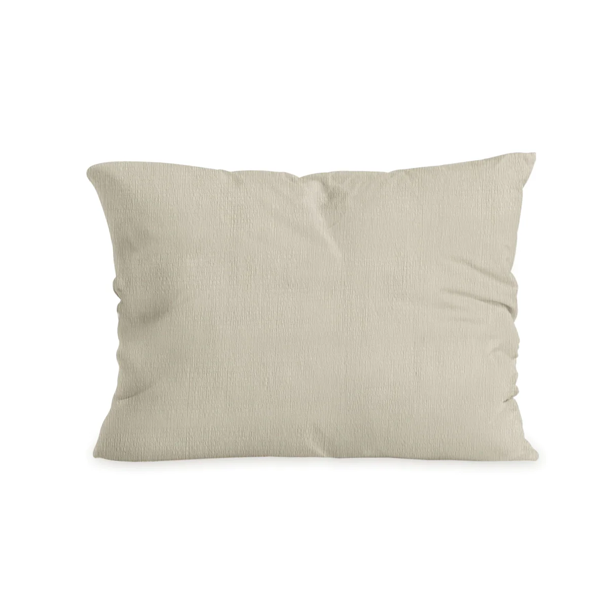 Zelesta Special Seersucker Kussensloop Set van 2 - Amandelmelk Beige