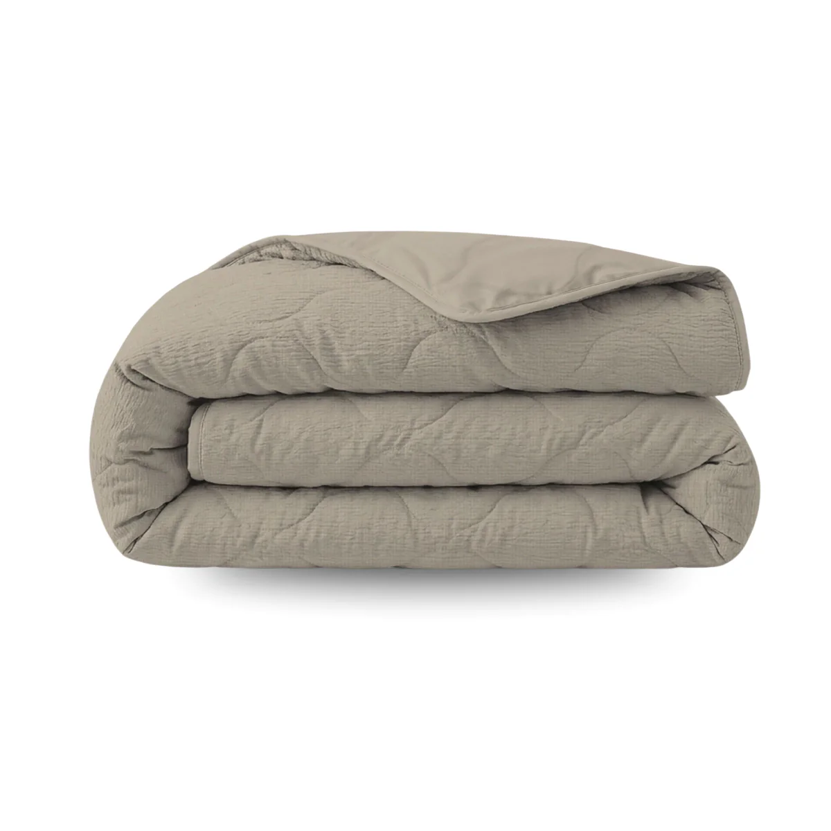 Zelesta Special Seersucker Zomerdekbed - Warmgrijs