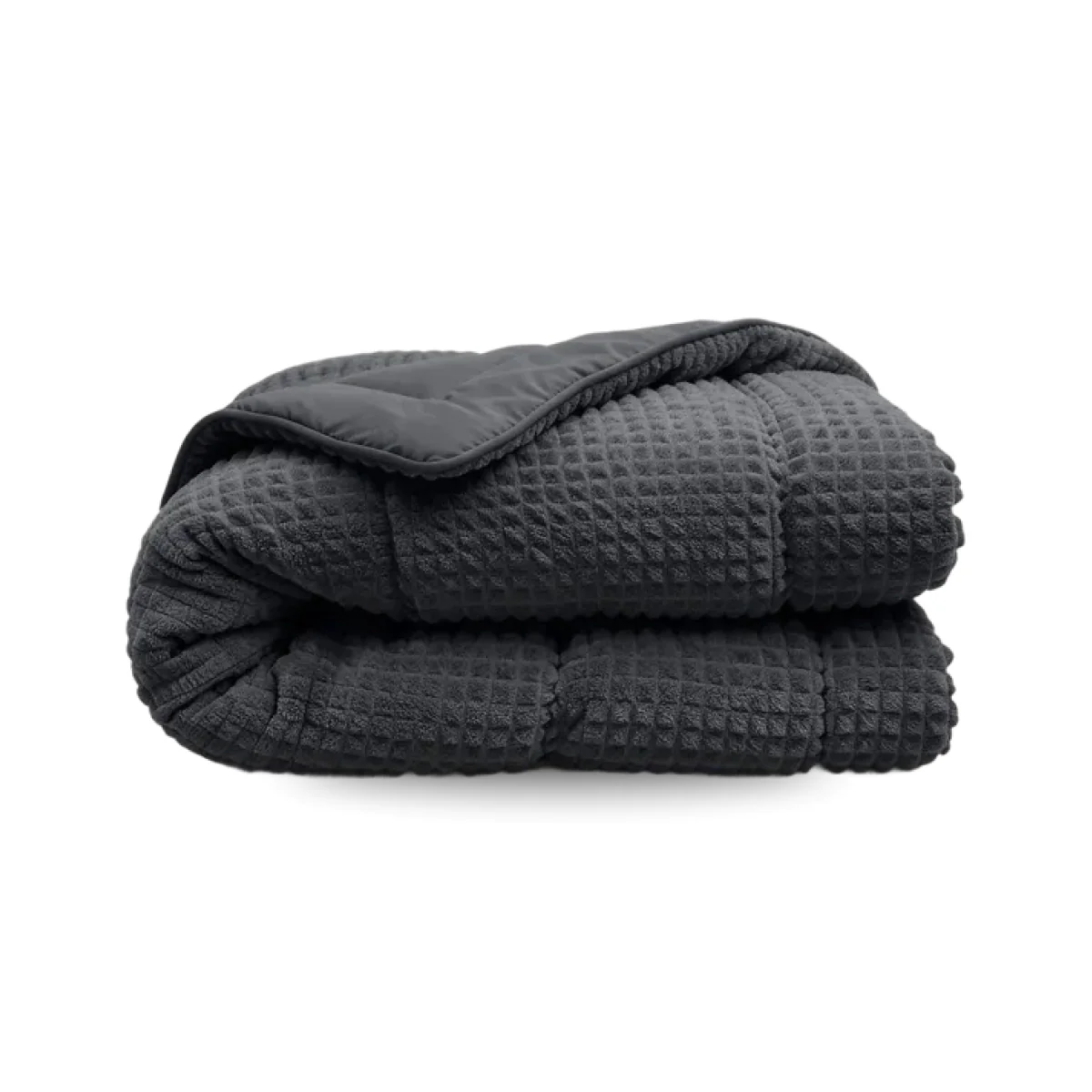 Zelesta Special Teddy Check Dekbed - Antraciet