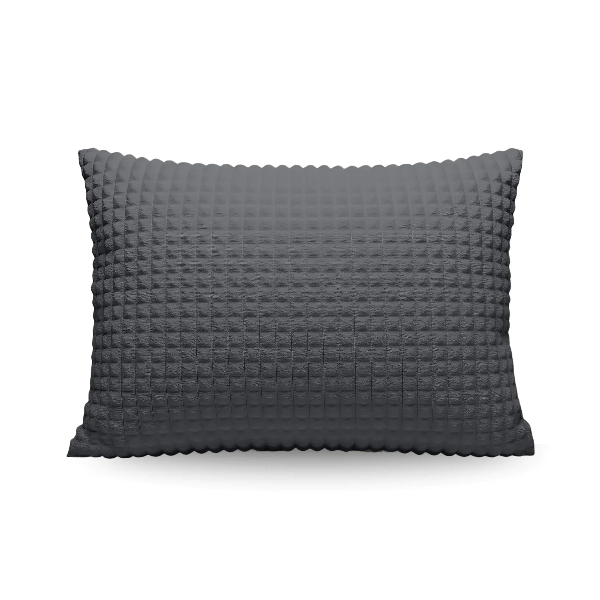 Zelesta Special Teddy Check Kussensloop Set van 2 - Antraciet