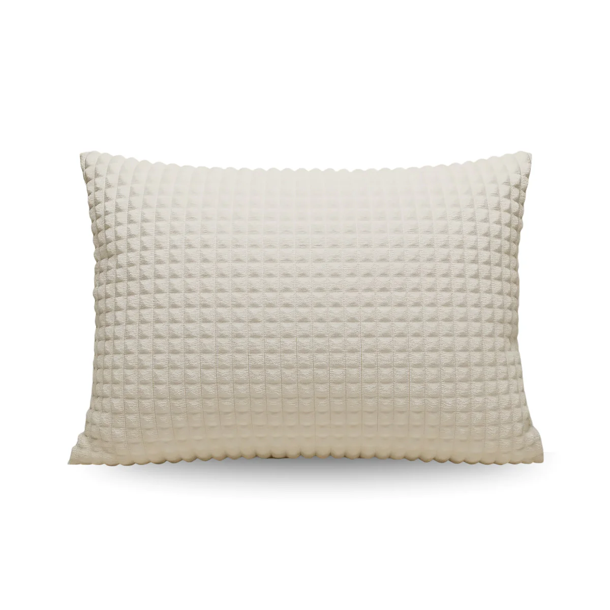Zelesta Special Teddy Check Kussensloop Set van 2 - Crème