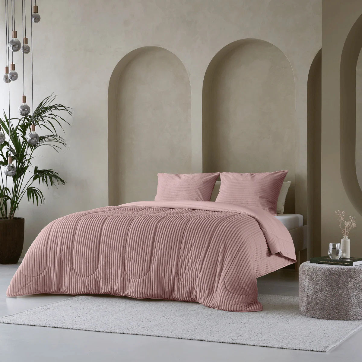 Zelesta Special Teddy Groove Dekbed - Oud Roze - Image 2