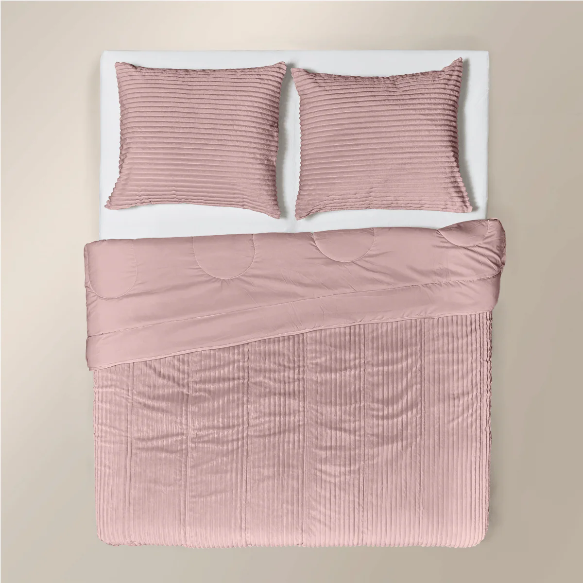 Zelesta Special Teddy Groove Dekbed - Oud Roze - Image 3