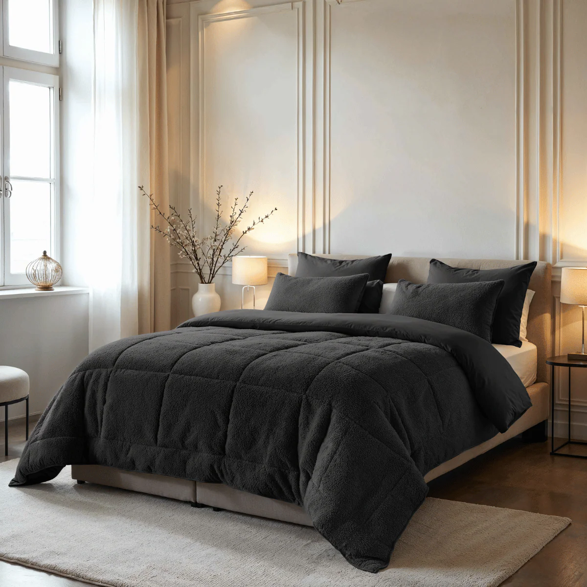 Zelesta Special Teddy Dekbed - Antraciet - Image 2