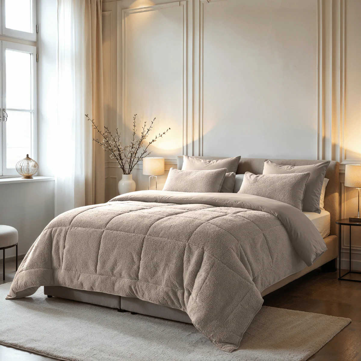 Zelesta Special Teddy Dekbed - Taupe - Image 2