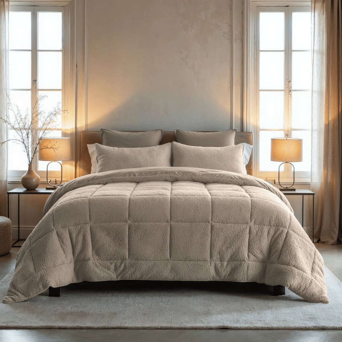 Zelesta Special Teddy Dekbed - Taupe - Image 3
