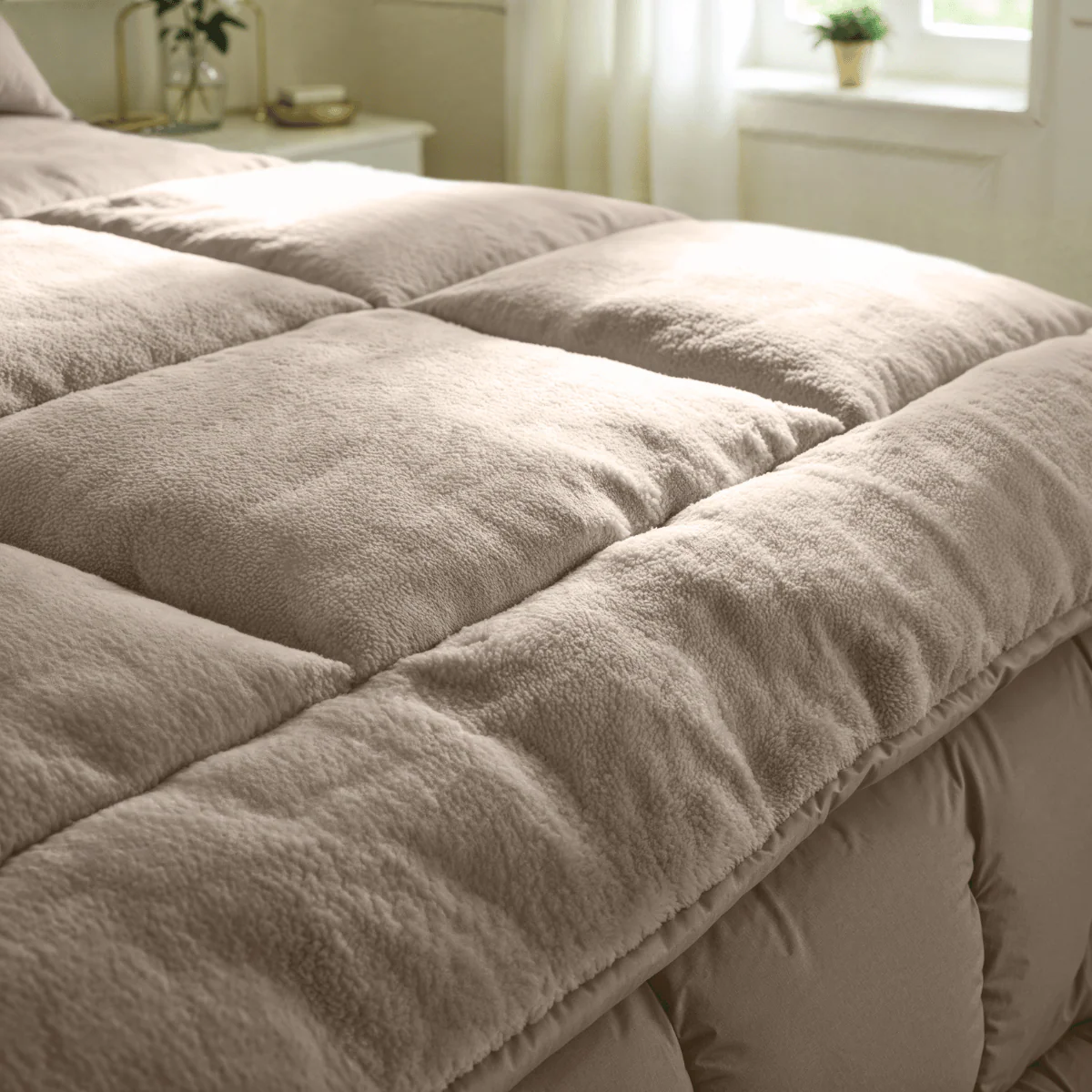 Zelesta Special Teddy Dekbed - Taupe - Image 8