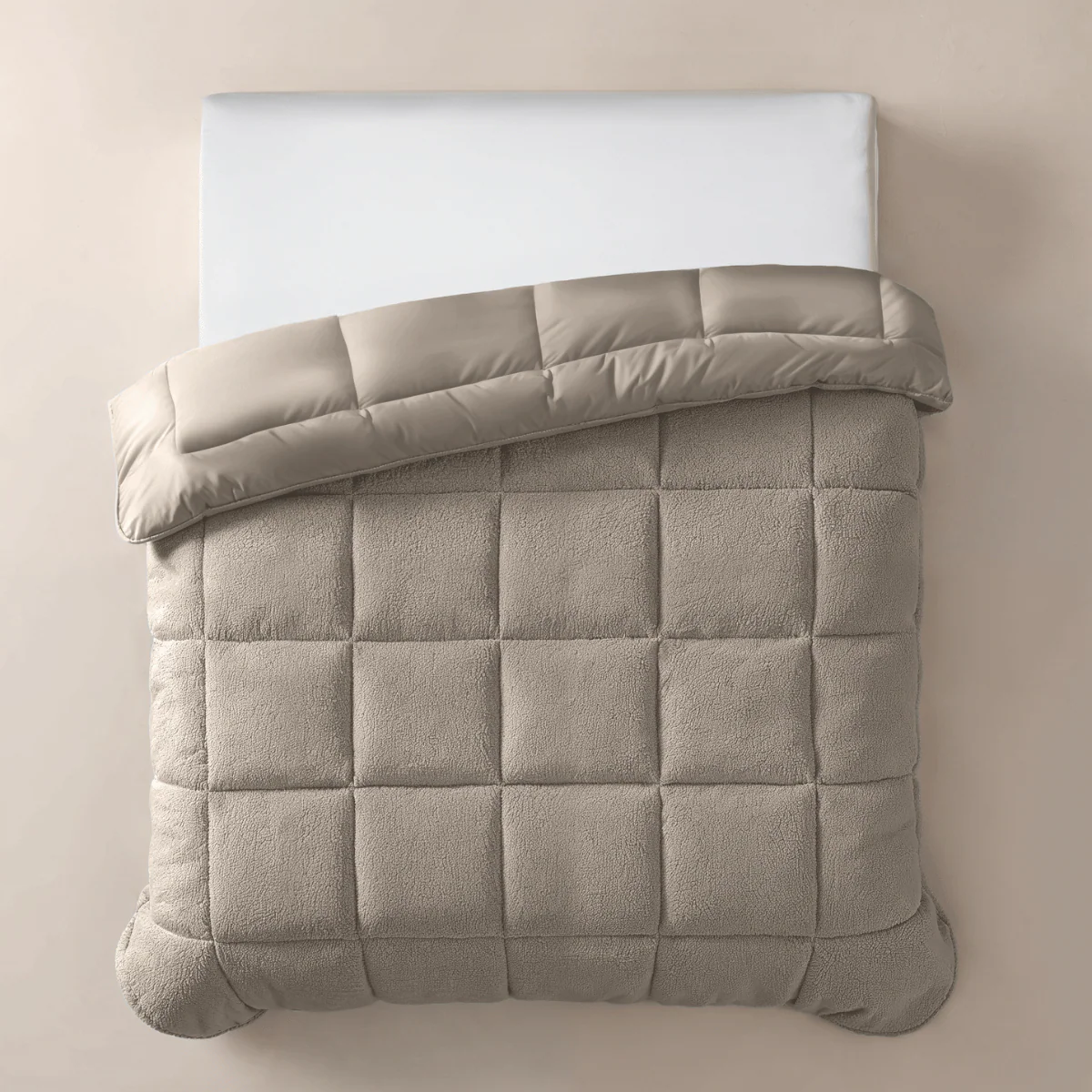 Zelesta Special Teddy Dekbed - Taupe - Image 9