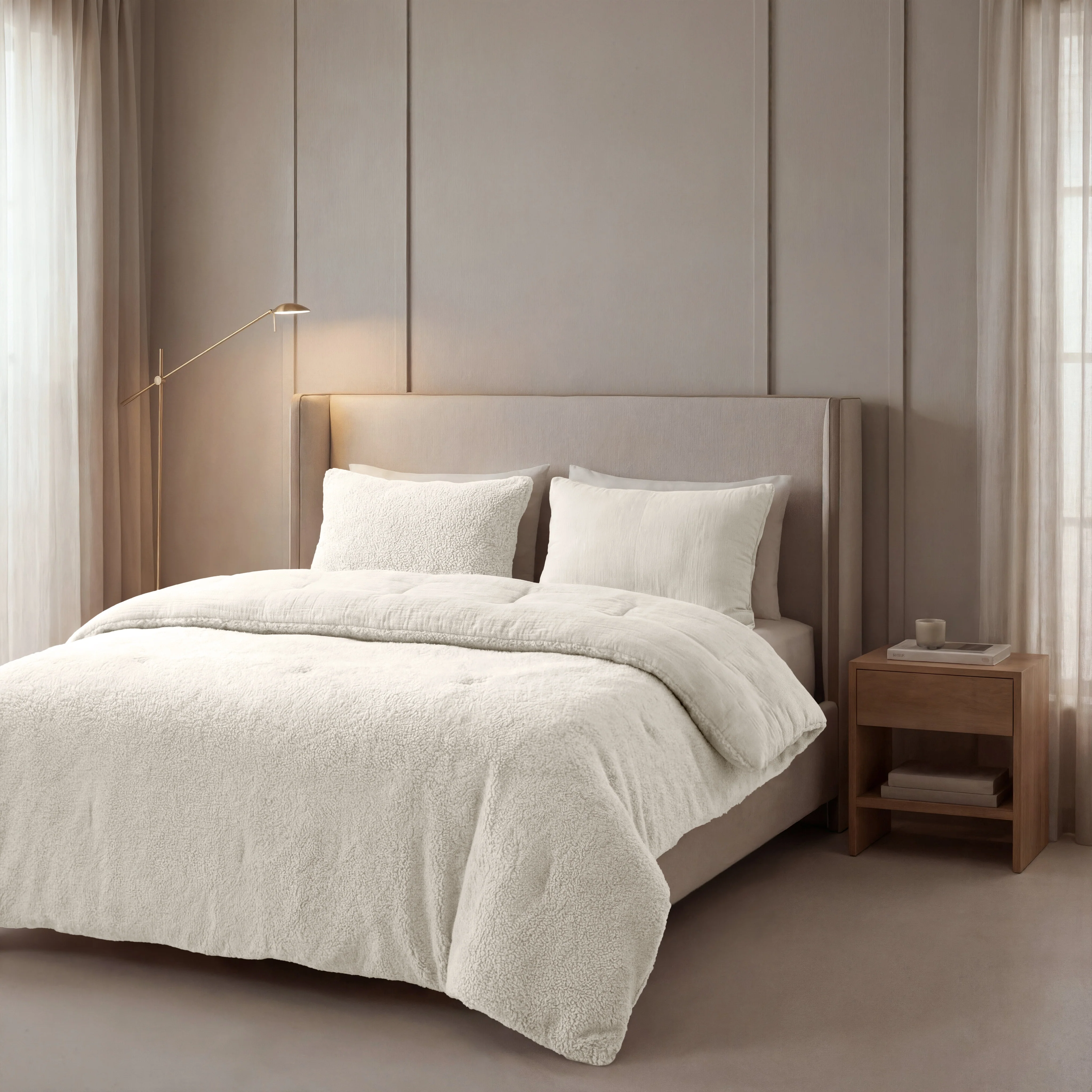Zelesta Teddy Katoen Mousseline - Beige - Image 3