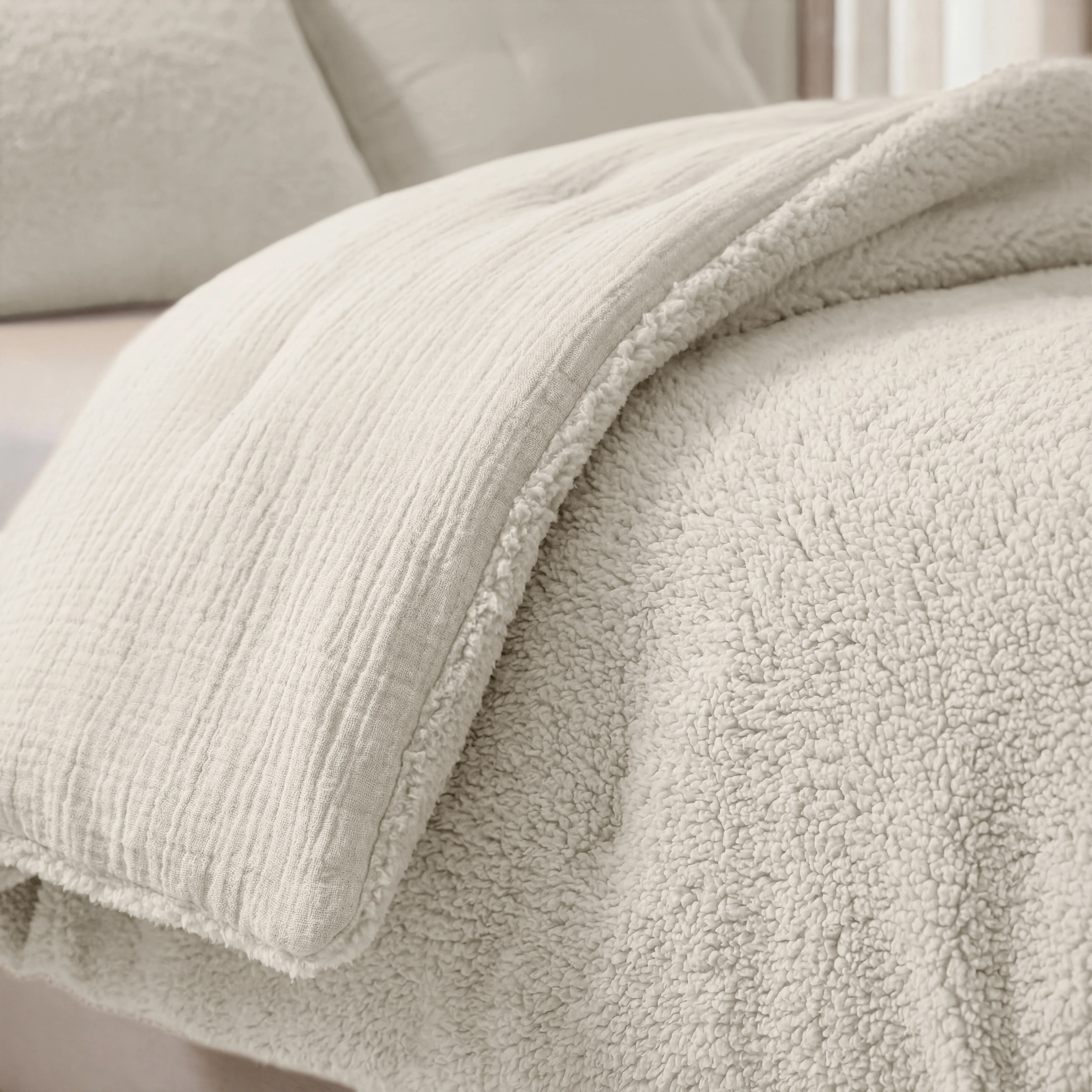 Zelesta Teddy Katoen Mousseline - Beige - Image 4