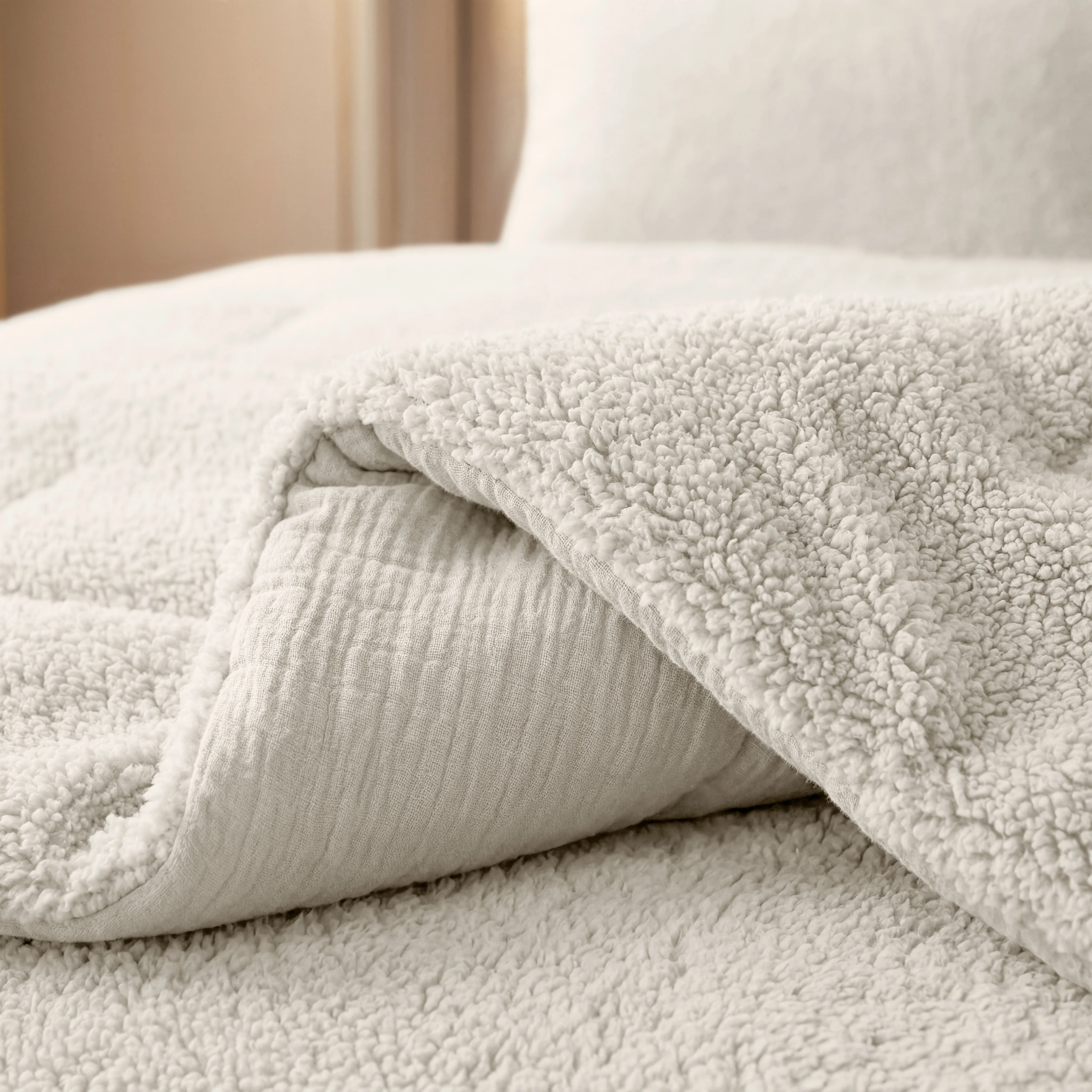 Zelesta Teddy Katoen Mousseline - Beige - Image 5