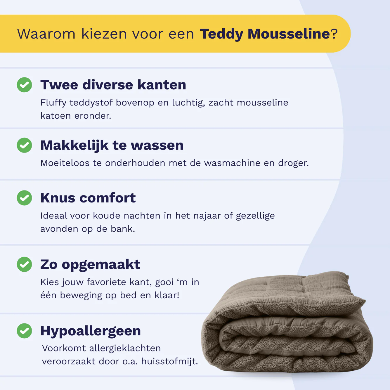Zelesta Teddy Katoen Mousseline - Taupe - Image 13