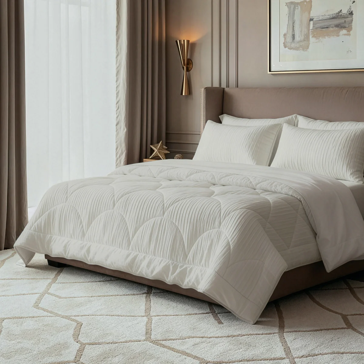 Zelesta Flanel Velvetbed Chique - Beige - Image 2