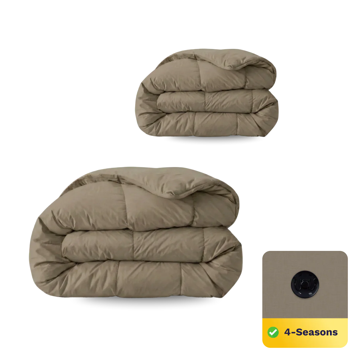 Zelesta Wonderbed 4 Seasons Double - Natural Taupe