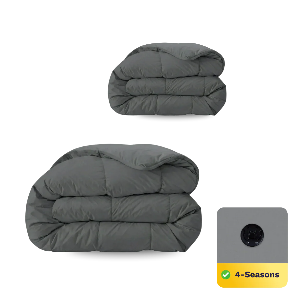 Zelesta Wonderbed 4 Seasons Double - Stone Grey