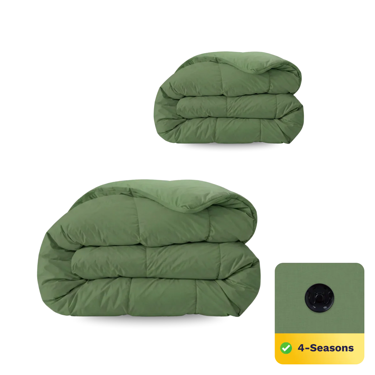 Zelesta Wonderbed 4 Seasons Double - Timeless Green