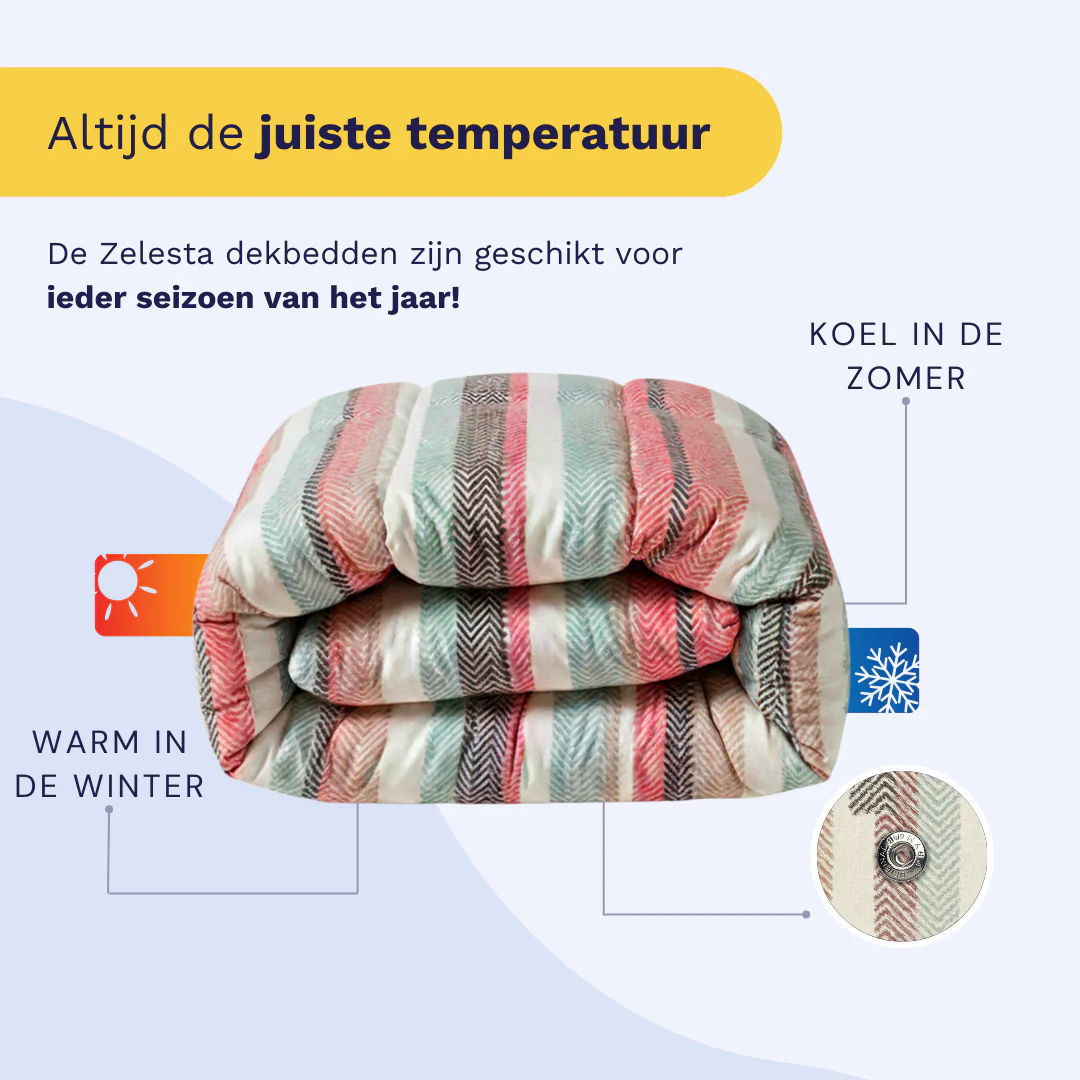 Zelesta Wonderbed 4 Seasons Double - Vintage Vibe - Image 3