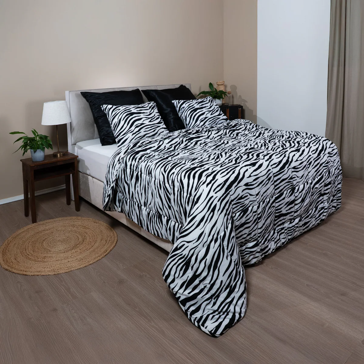 Zelesta Wonderbed 4 Seasons Double - Zebra Skin - Image 3