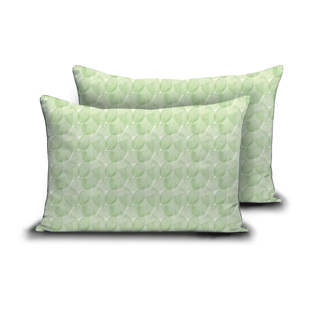 Zelesta Comfort Design Kussensloop Set van 2 - Fresh Leaf