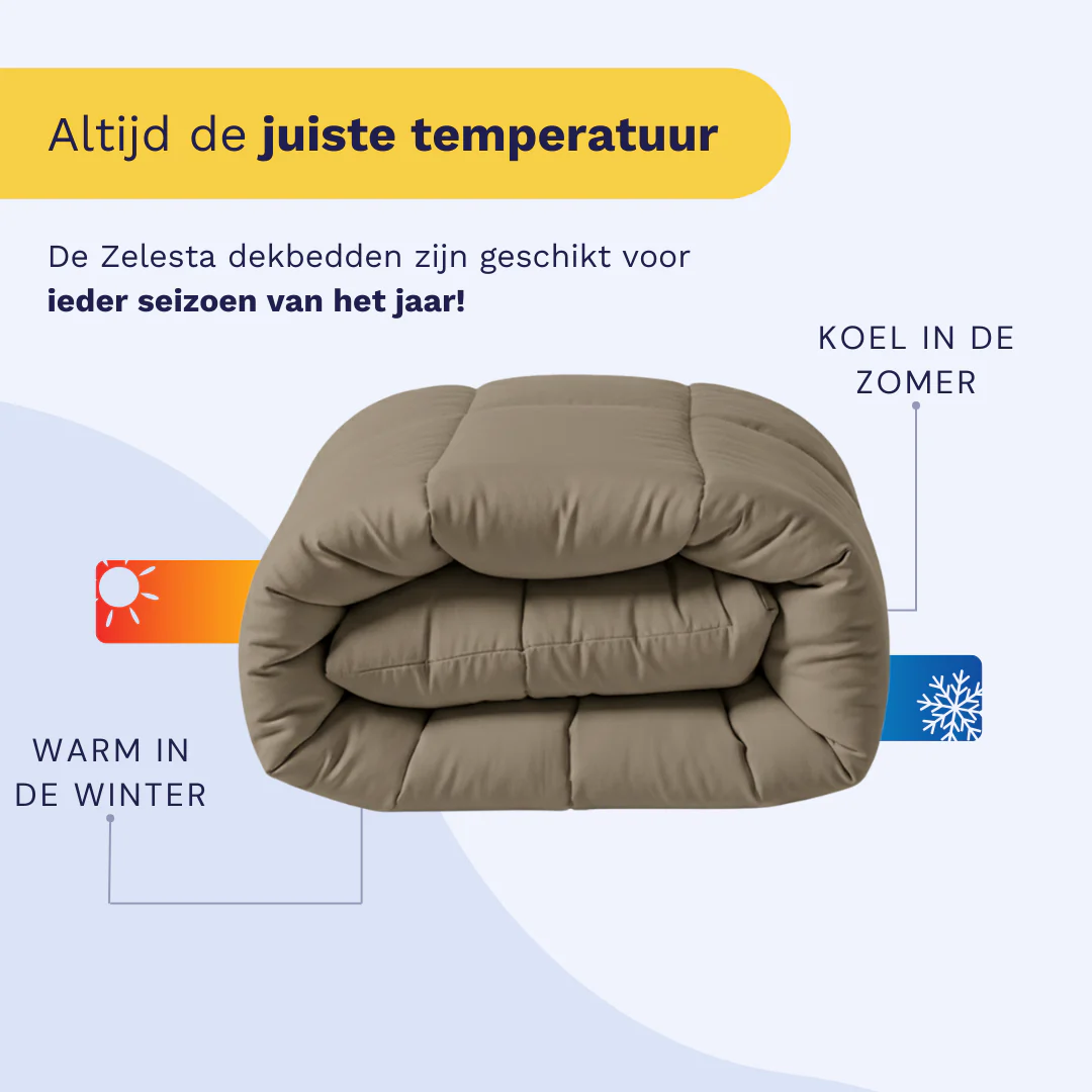 Zelesta Comfort Uni Dekbed - Natureltaupe - Image 4