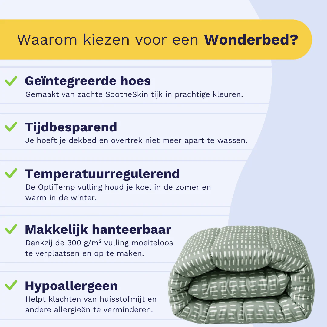 Zelesta Comfort Design Dekbed - Olive Stitches - Image 3